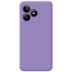 Funda Silicona Líquida Ultra Suave para Realme C53 color Morada 2