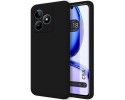 Funda Silicona Líquida Ultra Suave para Realme C53 color Negra