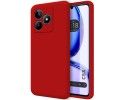 Funda Silicona Líquida Ultra Suave para Realme C53 color Roja