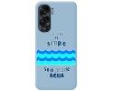Funda Silicona Líquida Azul compatible con Huawei Honor 90 lite 5G diseño Agua Dibujos
