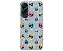 Funda Silicona Líquida Azul compatible con Huawei Honor 90 lite 5G diseño Catrina Dibujos