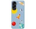Funda Silicona Líquida Azul compatible con Huawei Honor 90 lite 5G diseño Espacio Dibujos