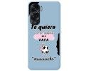 Funda Silicona Líquida Azul compatible con Huawei Honor 90 lite 5G diseño Vaca Dibujos