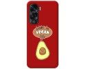 Funda Silicona Líquida Roja compatible con Huawei Honor 90 lite 5G diseño Vegan Life Dibujos