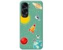 Funda Silicona Líquida Verde compatible con Huawei Honor 90 lite 5G diseño Espacio Dibujos