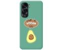 Funda Silicona Líquida Verde compatible con Huawei Honor 90 lite 5G diseño Vegan Life Dibujos