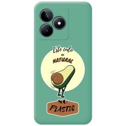 Funda Silicona Líquida Verde para Realme C53 diseño Culo Natural Dibujos