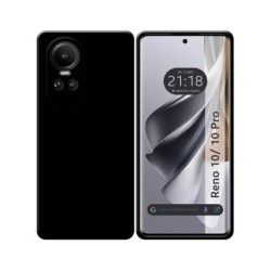 Funda Silicona Gel TPU Negra para Oppo Reno 10 5G / 10 Pro 5G