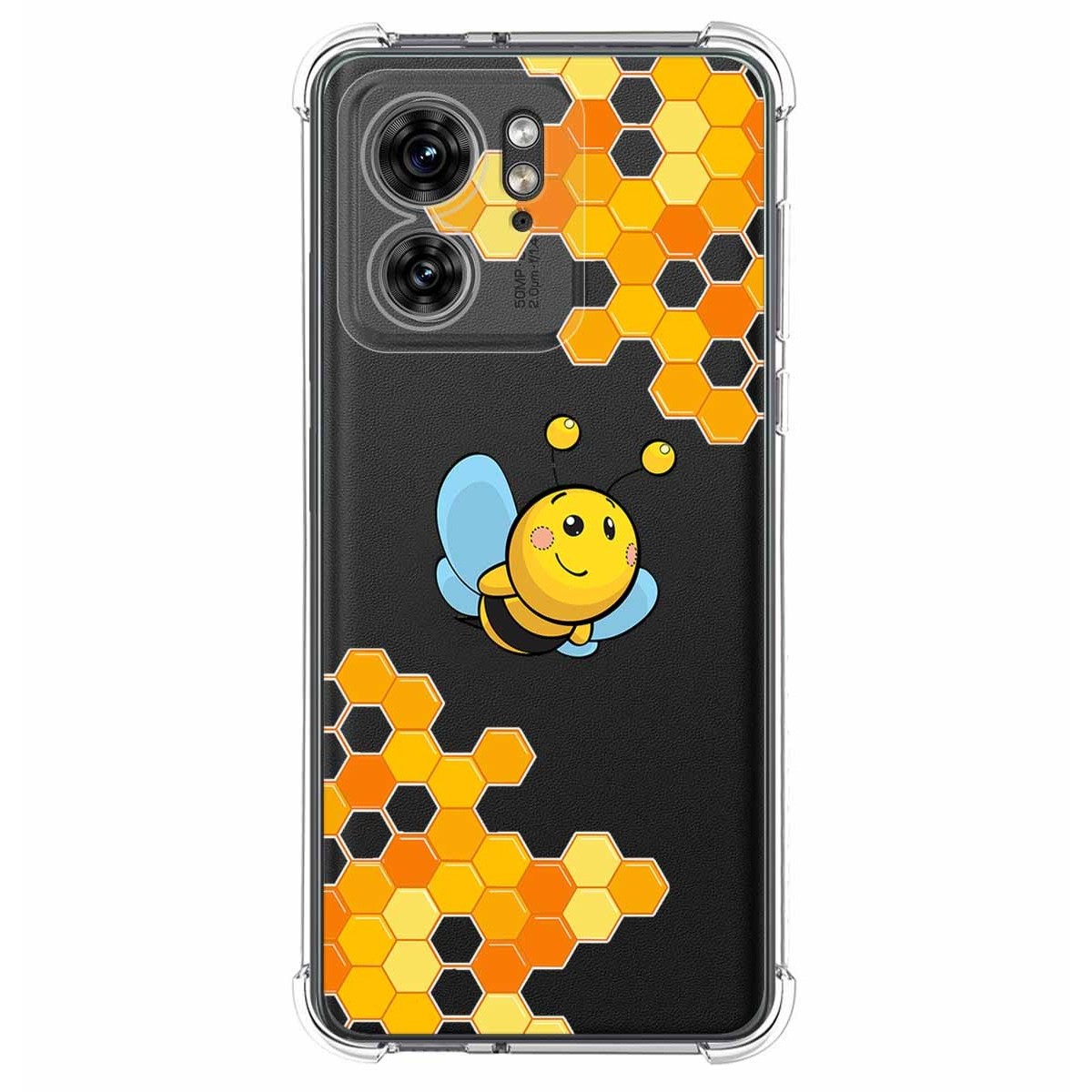 Funda Silicona Antigolpes para Motorola Edge 40 5G diseño Abeja Dibujos