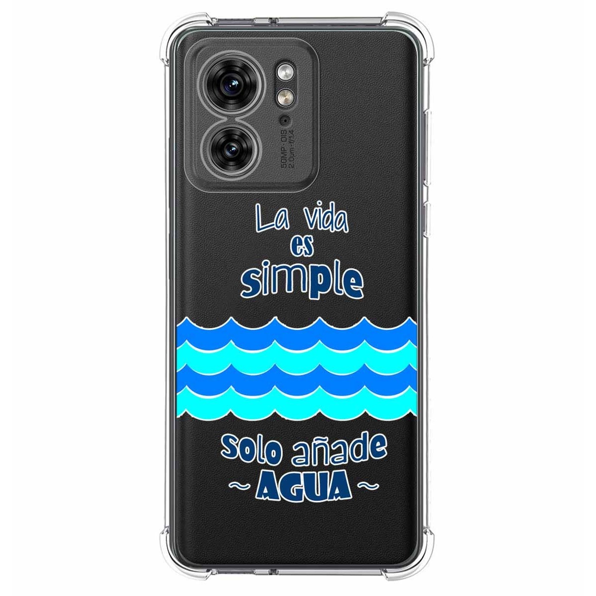 Funda Silicona Antigolpes para Motorola Edge 40 5G diseño Agua Dibujos