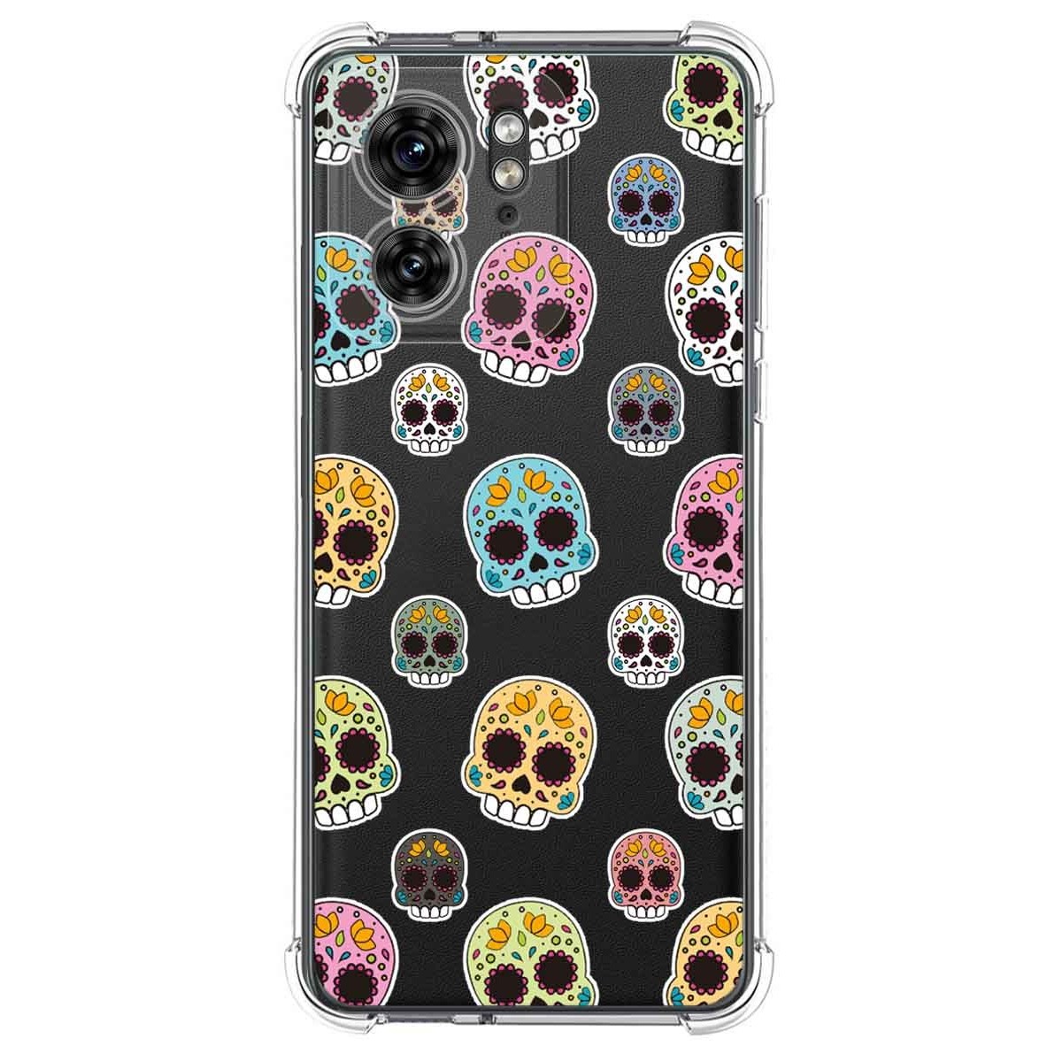 Funda Silicona Antigolpes para Motorola Edge 40 5G diseño Catrina Dibujos
