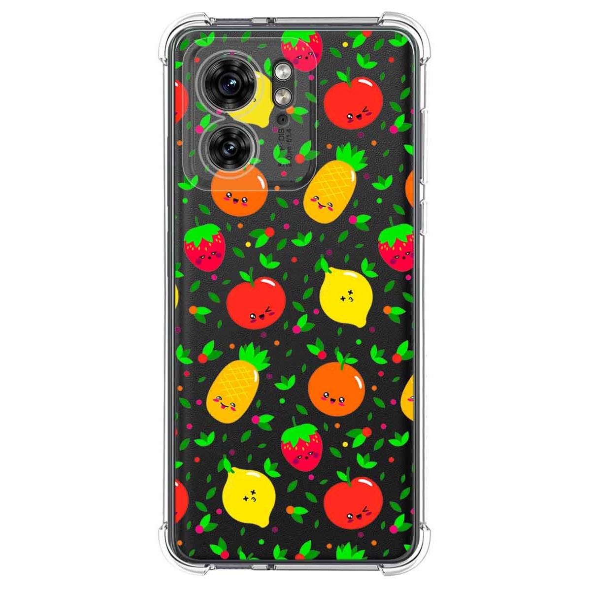Funda Silicona Antigolpes para Motorola Edge 40 5G diseño Frutas 01 Dibujos