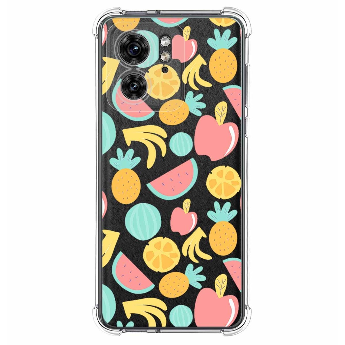 Funda Silicona Antigolpes para Motorola Edge 40 5G diseño Frutas 02 Dibujos
