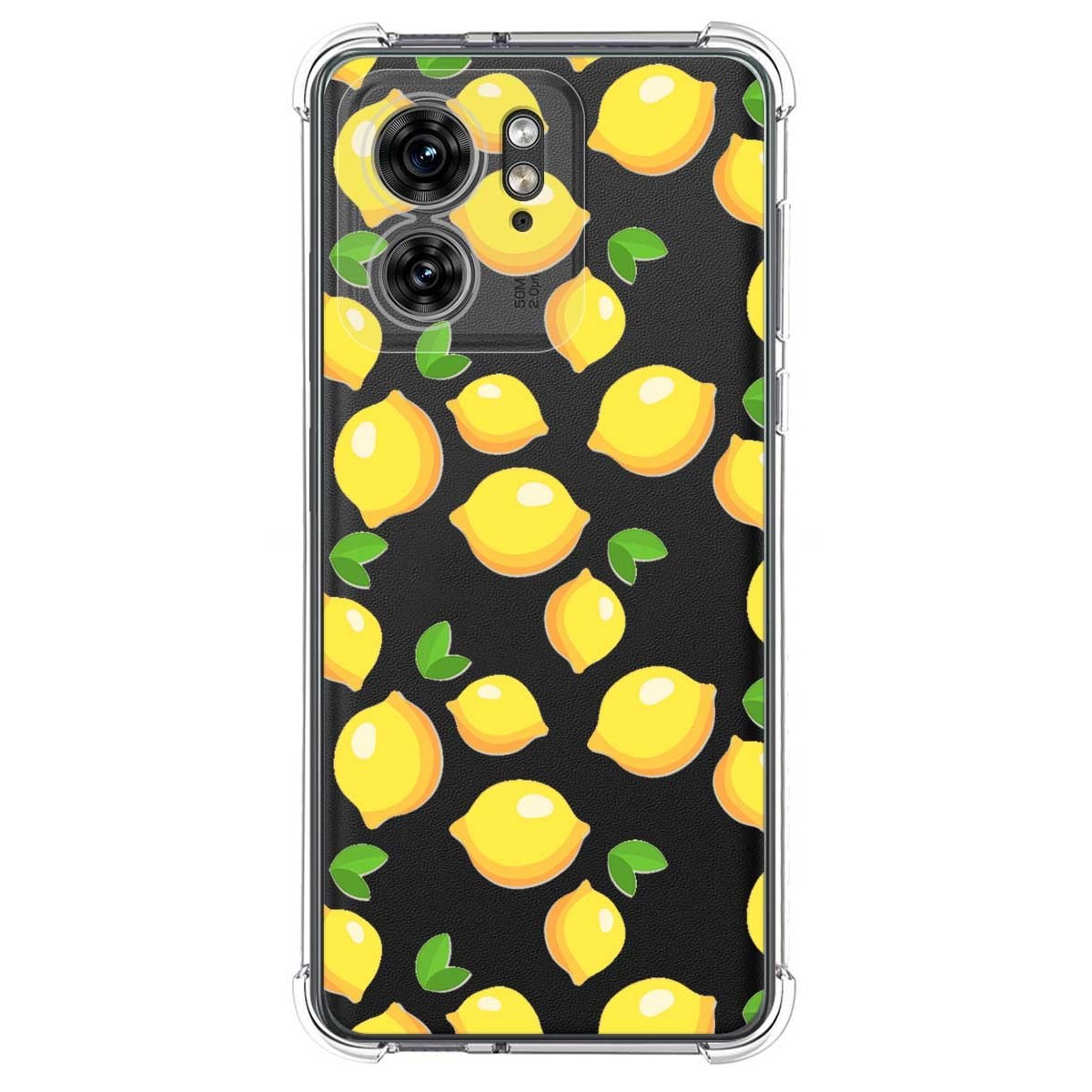 Funda Silicona Antigolpes para Motorola Edge 40 5G diseño Limones Dibujos