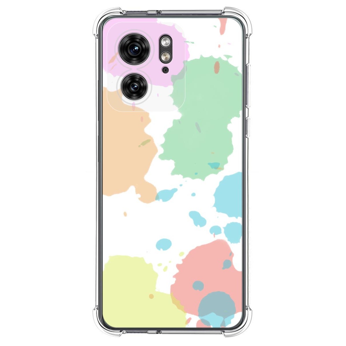 Funda Silicona Antigolpes para Motorola Edge 40 5G diseño Acuarela 05 Dibujos