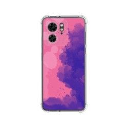 Funda Silicona Antigolpes para Motorola Edge 40 5G diseño Acuarela 07 Dibujos