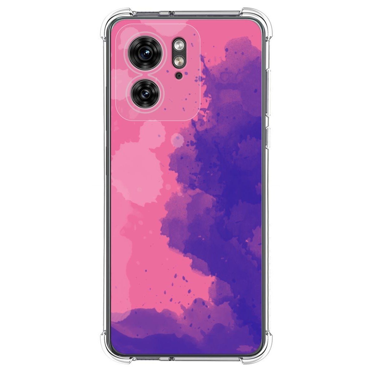 Funda Silicona Antigolpes para Motorola Edge 40 5G diseño Acuarela 07 Dibujos