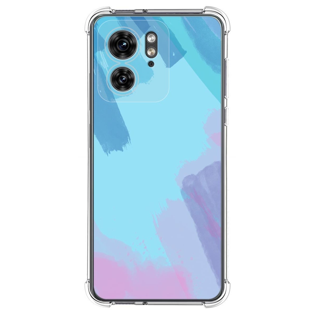 Funda Silicona Antigolpes para Motorola Edge 40 5G diseño Acuarela 10 Dibujos