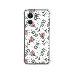 Funda Silicona Antigolpes para Motorola Edge 40 5G diseño Flores 01 Dibujos