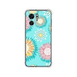 Funda Silicona Antigolpes para Motorola Edge 40 5G diseño Flores 05 Dibujos