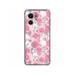 Funda Silicona Antigolpes para Motorola Edge 40 5G diseño Flores 07 Dibujos