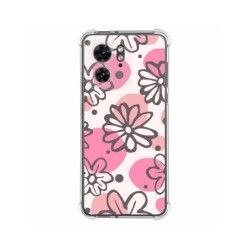 Funda Silicona Antigolpes para Motorola Edge 40 5G diseño Flores 09 Dibujos
