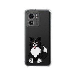 Funda Silicona Antigolpes para Motorola Edge 40 5G diseño Perros 01 Dibujos