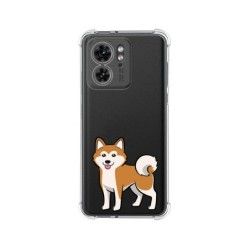 Funda Silicona Antigolpes para Motorola Edge 40 5G diseño Perros 02 Dibujos