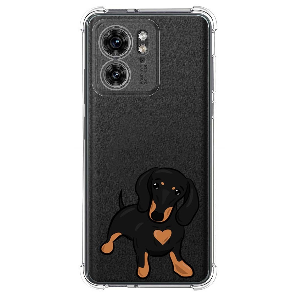 Funda Silicona Antigolpes para Motorola Edge 40 5G diseño Perros 04 Dibujos