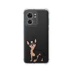 Funda Silicona Antigolpes para Motorola Edge 40 5G diseño Perros 05 Dibujos