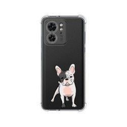 Funda Silicona Antigolpes para Motorola Edge 40 5G diseño Perros 06 Dibujos