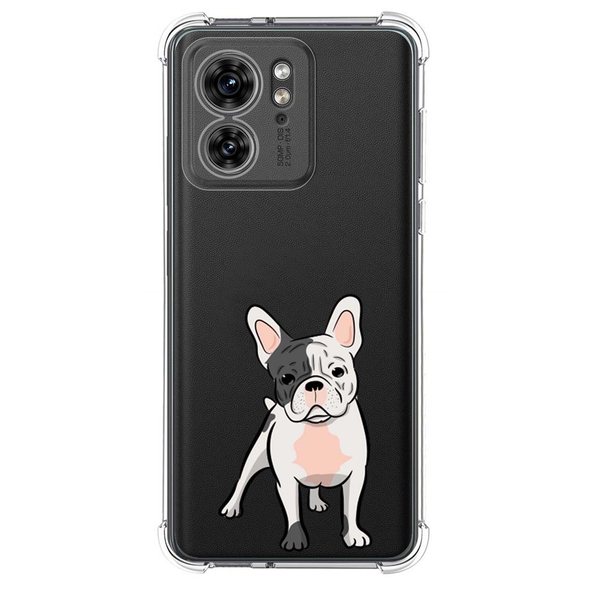 Funda Silicona Antigolpes para Motorola Edge 40 5G diseño Perros 06 Dibujos