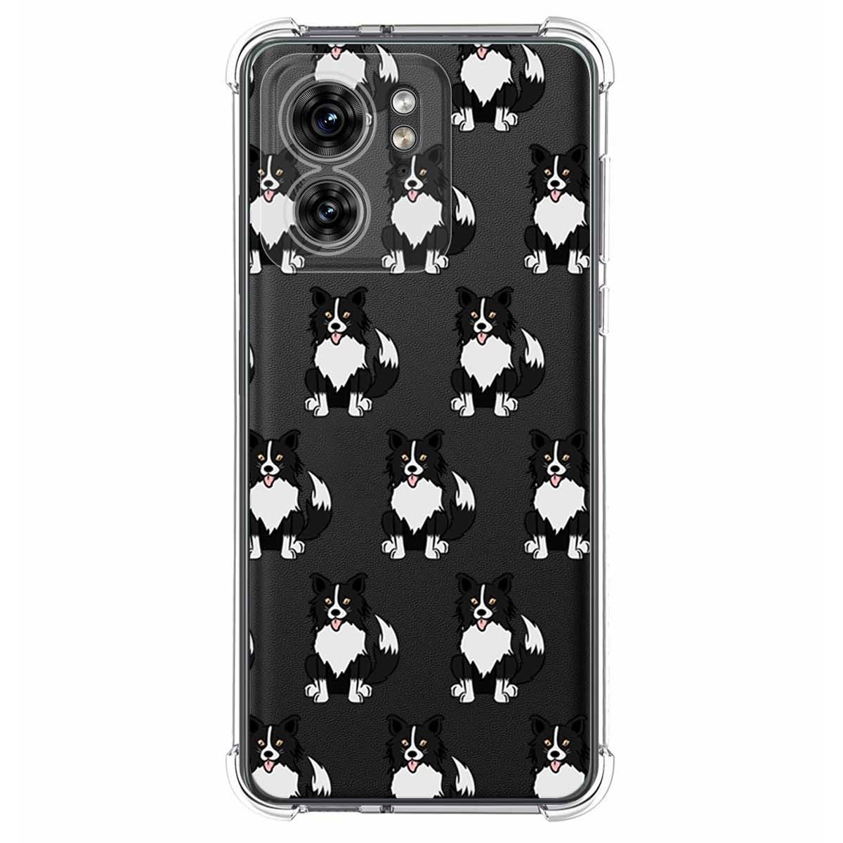 Funda Silicona Antigolpes para Motorola Edge 40 5G diseño Perros 07 Dibujos