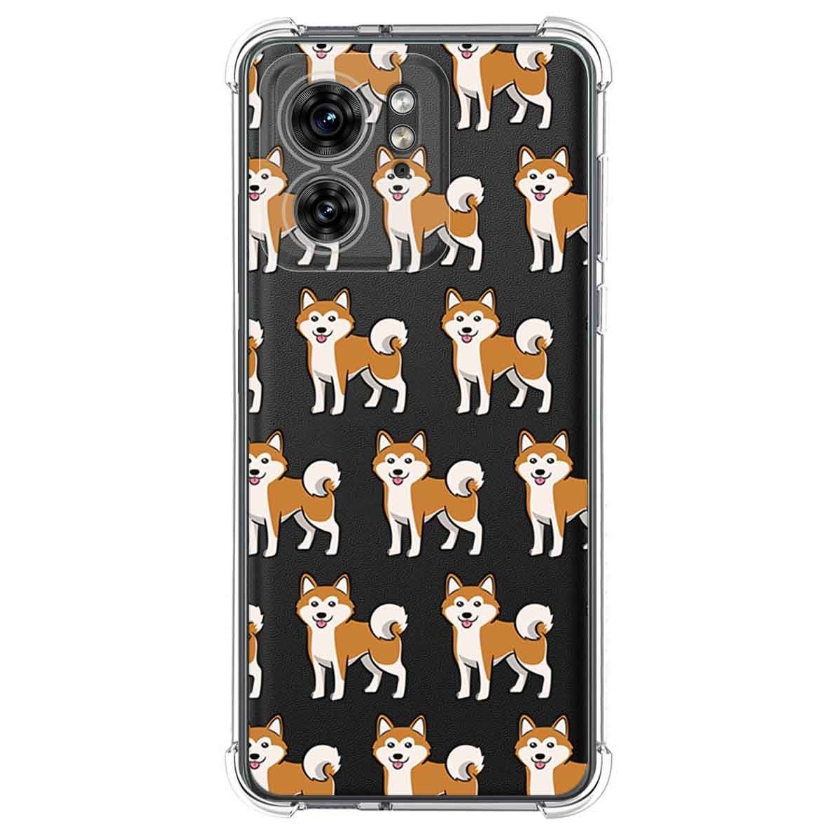 Funda Silicona Antigolpes para Motorola Edge 40 5G diseño Perros 08 Dibujos