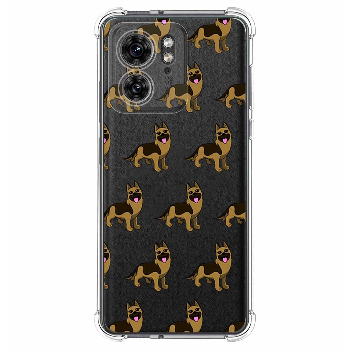 Funda Silicona Antigolpes para Motorola Edge 40 5G diseño Perros 09 Dibujos