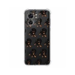 Funda Silicona Antigolpes para Motorola Edge 40 5G diseño Perros 10 Dibujos