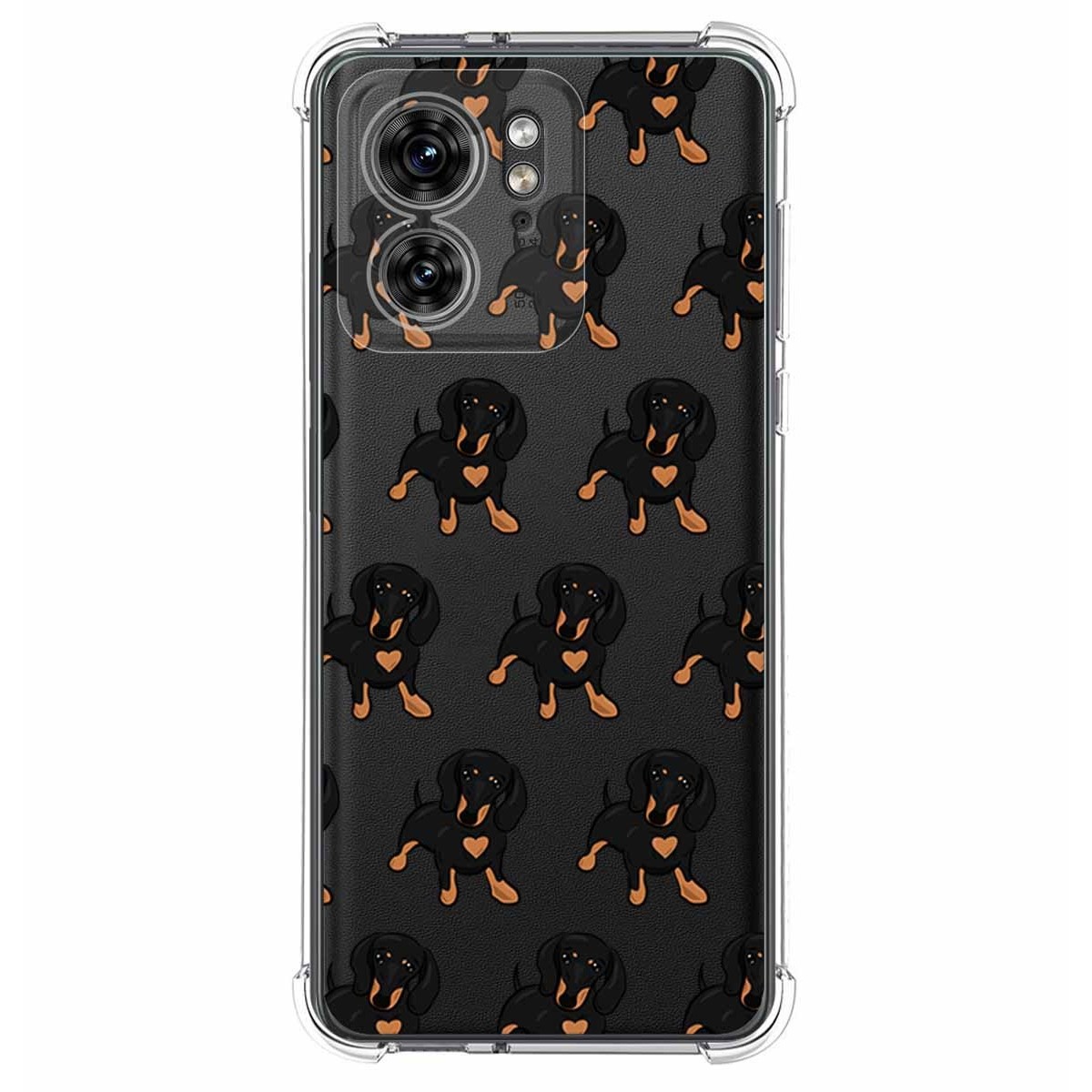 Funda Silicona Antigolpes para Motorola Edge 40 5G diseño Perros 10 Dibujos