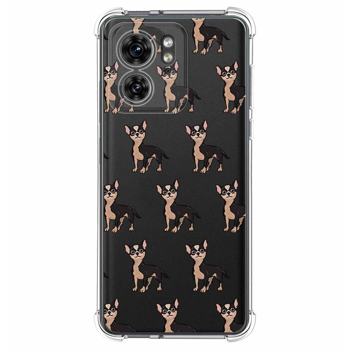 Funda Silicona Antigolpes para Motorola Edge 40 5G diseño Perros 11 Dibujos