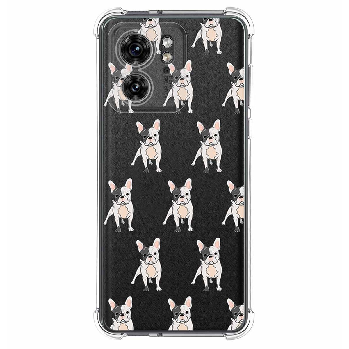 Funda Silicona Antigolpes para Motorola Edge 40 5G diseño Perros 12 Dibujos