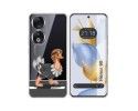 Funda Silicona Transparente compatible con Huawei Honor 90 5G diseño Avestruz Dibujos