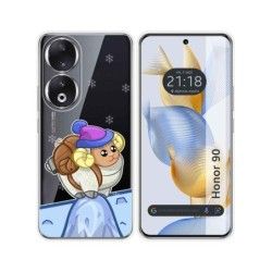 Funda Silicona Transparente compatible con Huawei Honor 90 5G diseño Cabra Dibujos