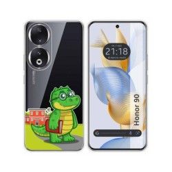 Funda Silicona Transparente compatible con Huawei Honor 90 5G diseño Coco Dibujos