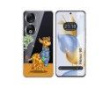 Funda Silicona Transparente compatible con Huawei Honor 90 5G diseño Jirafa Dibujos