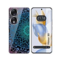Funda Silicona Transparente compatible con Huawei Honor 90 5G diseño Mandala Dibujos