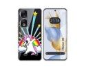 Funda Silicona Transparente compatible con Huawei Honor 90 5G diseño Unicornio Dibujos