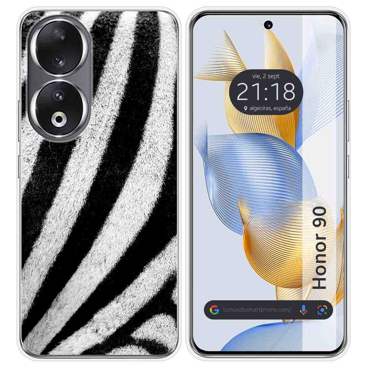 Funda Silicona compatible con Huawei Honor 90 5G diseño Animal 02 Dibujos