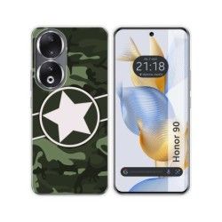 Funda Silicona compatible con Huawei Honor 90 5G diseño Camuflaje 01 Dibujos