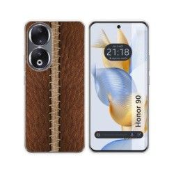 Funda Silicona compatible con Huawei Honor 90 5G diseño Cuero 01 Dibujos