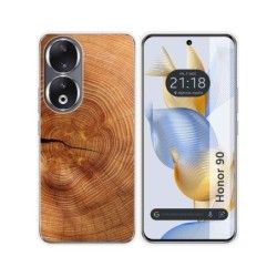 Funda Silicona compatible con Huawei Honor 90 5G diseño Madera 04 Dibujos