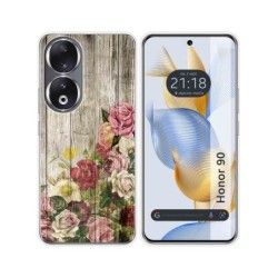Funda Silicona compatible con Huawei Honor 90 5G diseño Madera 08 Dibujos